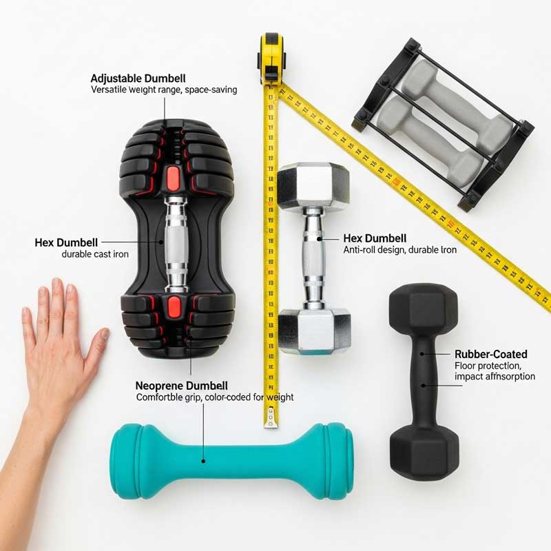 How to Choose Dumbbells for Compact Living