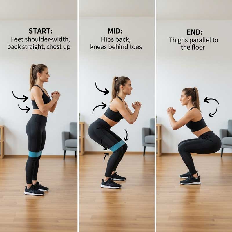 Proper Form Using Resistance Bands