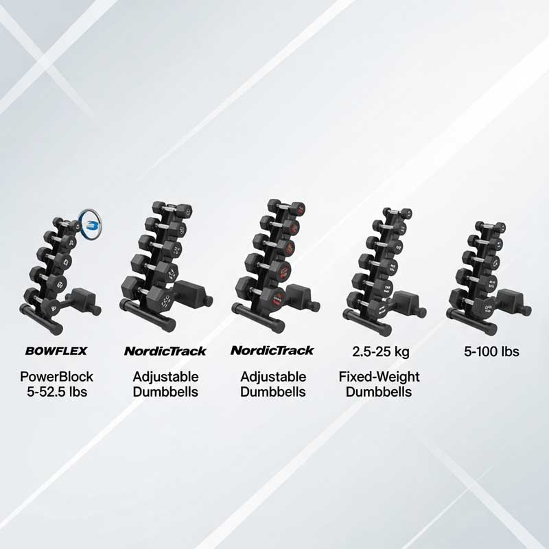 Top 5 Best Dumbbells for Small Spaces